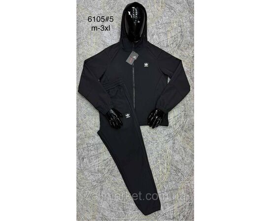 Фотография Спортивный костюм мужской на манжете/байка размеры M-3XL(3цв)"PROSTOMEN" недорого от прямого поставщика, изображение 2