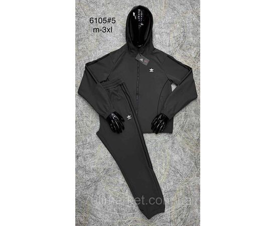 Фотография Спортивный костюм мужской на манжете/байка размеры M-3XL(3цв)"PROSTOMEN" недорого от прямого поставщика, изображение 3