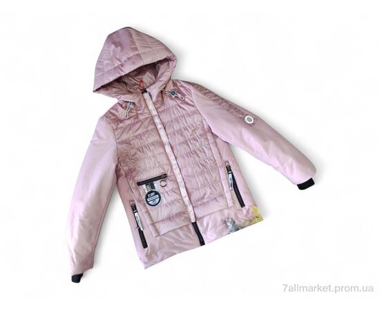 Куртка дитяча Весна/осінь 4811 пудровий (5 шт. р.сітка10-14) "Kids-modnik" недорого оптом від прямого постачальника Куртка дитяча Весна/осінь 4811 пудровий (5 шт. р.сітка10-14) "Kids-modnik" недорого оптом від прямого постачальника
