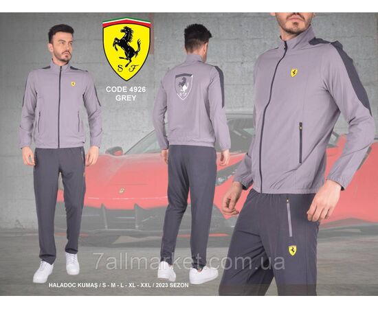 Фотография Спортивный мужской костюм на молнии  размеры S-2XL (4цв) "REMAIN" купить недорого от прямого поставщика, изображение 3