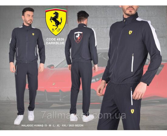 Фотография Спортивный мужской костюм на молнии  размеры S-2XL (4цв) "REMAIN" купить недорого от прямого поставщика, изображение 2