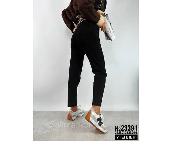 Фотография Джеггинсы с поясом на утеплителе размерный ряд 25 26 27 28 29 30 "PARTNERS" недорого от прямого поставщика, изображение 2