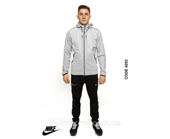 Фотография Спортивный мужской костюм на молнии NIKE размеры  M-3XL (2цв) "REMAIN" купить недорого от прямого поставщика, изображение 2