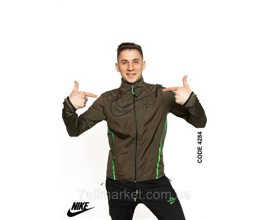 Фотография Спортивный мужской костюм на молнии NIKE размеры S-2XL (3цв) "REMAIN" купить недорого от прямого поставщика, изображение 2