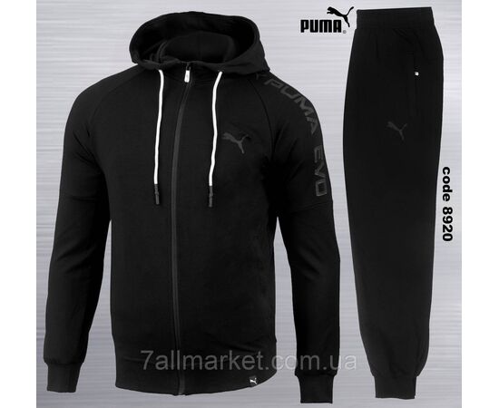Фотография Спортивный мужской костюм на молнии PUMA размеры S-2XL (4цв) "REMAIN" недорого от прямого поставщика, изображение 3