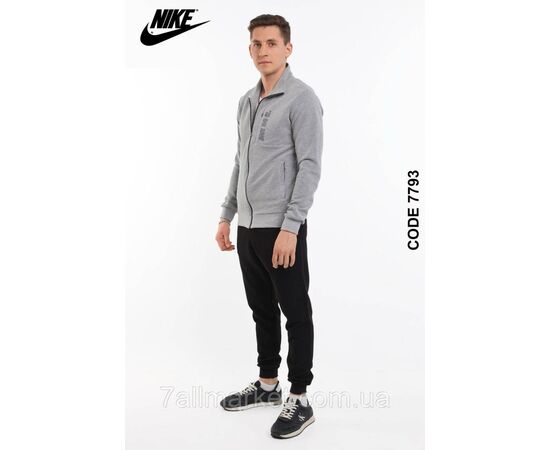 Фотография Спортивный мужской костюм на молнии NIKE батал размеры 2XL-6XL  "REMAIN" недорого от прямого поставщика, изображение 2