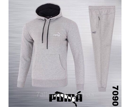 Фотография Спортивный мужской костюм трикотажный PUMA батал размеры 2XL-6XL (3цв) "REMAIN" недорого от прямого поставщика, изображение 2