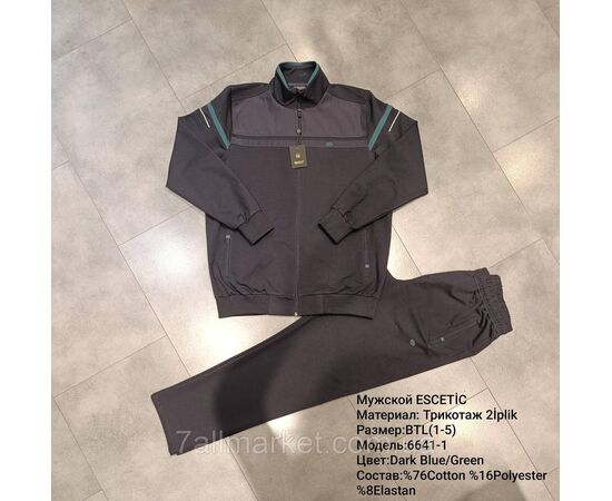 Фотография Спортивный мужской костюм ESCETIC батал  размеры 54-62 (6цв) "REMAIN" купить недорого от прямого поставщика, изображение 6