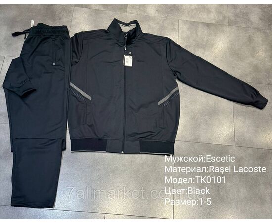 Фотография Спортивный мужской костюм ESCETIC батал  размеры 54-62 (2цв) "REMAIN" купить недорого от прямого поставщика, изображение 2