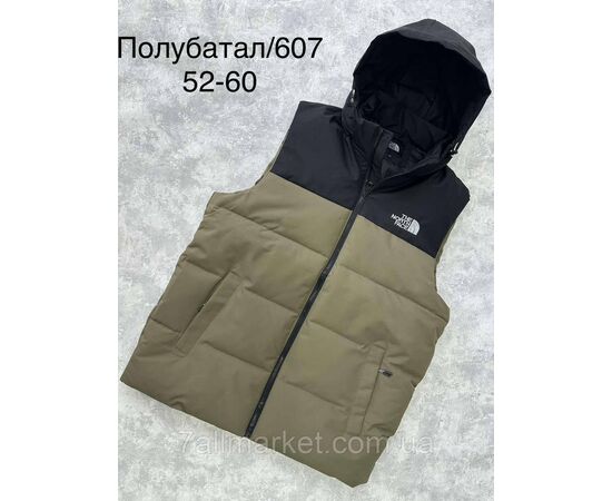 Жилетка чоловіча демісезонна, молодіжна напівбатал розміри 52-60 (3цв) "SPORT" недорого від прямого постачальника, зображення 3