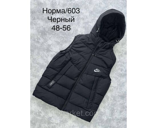 Фотография Жилетка мужская демисезонная, молодёжная размеры 48-56 (3цв) "SPORT" недорого от прямого поставщика, изображение 3