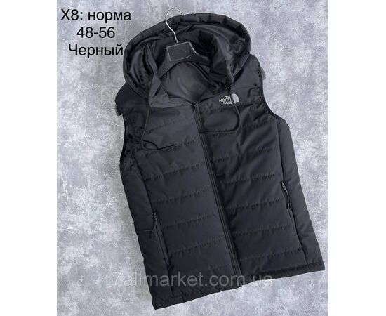 Жилетка чоловіча демісезонна стьобана, розміри 48-56 (4цв) "L&K" купити недорого від прямого постачальника, зображення 2