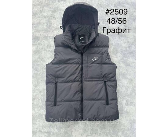 Жилетка чоловіча демісезонна, молодіжна розміри 48-56(22хв) "SPORT" недорого від прямого постачальника, зображення 3