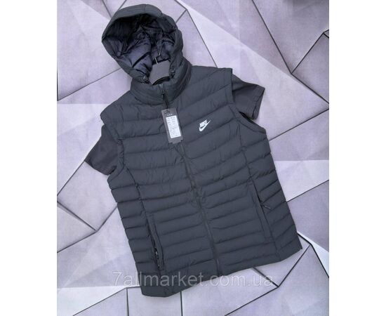 Жилетка чоловіча плащівка, стьобана/батал р-ри 5XL-9XL(3кв) "MACCALI" недорого від прямого постачальника, зображення 2