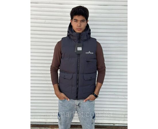 Жилетка мужская плащёвка, стёганная р-ры M-3XL (3цв) "MACCALI" недорого от прямого поставщика, изображение 3 Фотография Жилетка мужская плащёвка, стёганная р-ры M-3XL (3цв) "MACCALI" недорого от прямого поставщика, изображение 3