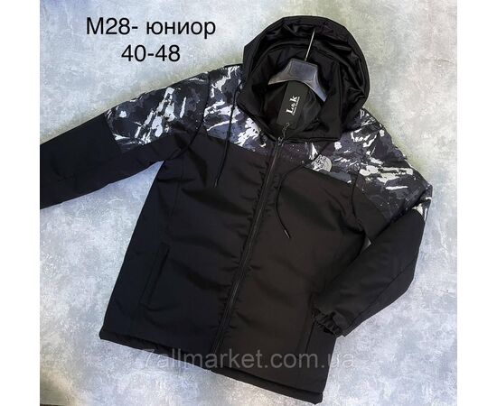 Фотография Куртка юниор демисезонная с капюшоном размеры 40-48 (2цв)"L&K" недорого от прямого поставщика, изображение 2