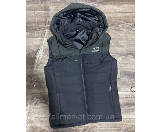 Жилетка мужская демисезонная стёганая, размеры 48-56(4цв) "L&K" купить недорого от прямого поставщика, изображение 2 Фотография Жилетка мужская демисезонная стёганая, размеры 48-56(4цв) "L&K" купить недорого от прямого поставщика, изображение 2