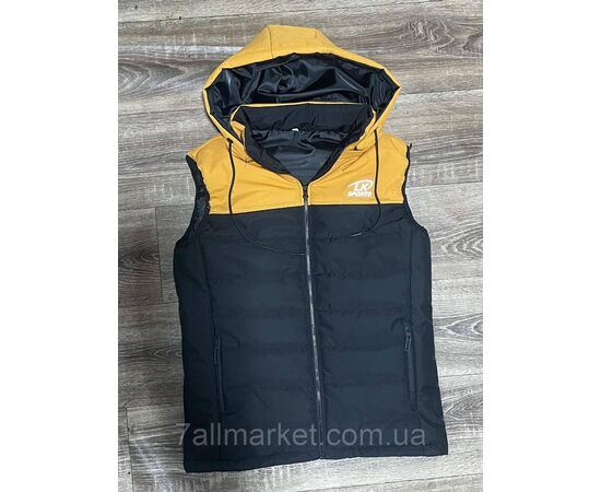 Жилетка мужская демисезонная стёганая, размеры 48-56(4цв) "L&K" купить недорого от прямого поставщика, изображение 4 Фотография Жилетка мужская демисезонная стёганая, размеры 48-56(4цв) "L&K" купить недорого от прямого поставщика, изображение 4