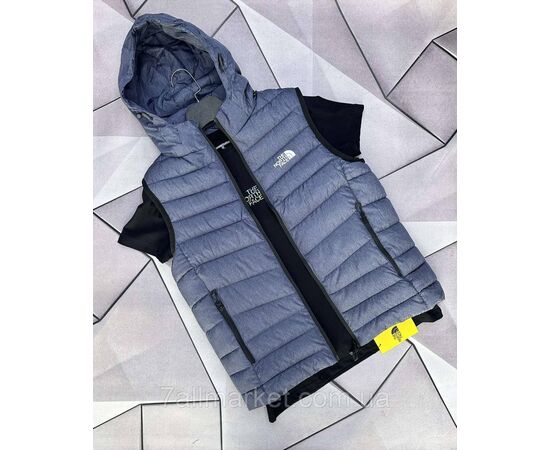 Фотография Жилетка мужская плащёвка, стёганная р-ры L-4XL(5цв) "MACCALI" недорого от прямого поставщика, изображение 4