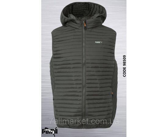 Жилетка мужская демисезонная стеганная PUMA р-ры  46-54 (4цв) "REMAIN" недорого от прямого поставщика, изображение 3 Фотография Жилетка мужская демисезонная стеганная PUMA р-ры  46-54 (4цв) "REMAIN" недорого от прямого поставщика, изображение 3