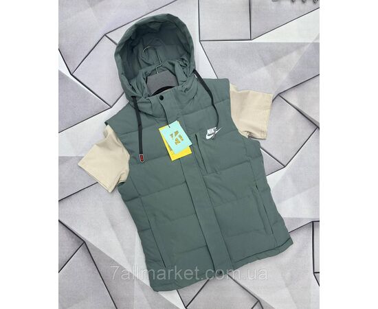 Жилетка мужская плащёвка, стёганная р-ры L-4XL(4цв) "MACCALI" недорого от прямого поставщика, изображение 3 Фотография Жилетка мужская плащёвка, стёганная р-ры L-4XL(4цв) "MACCALI" недорого от прямого поставщика, изображение 3