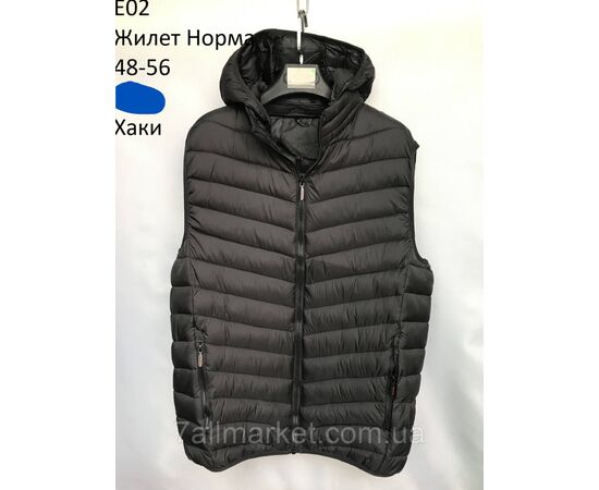 Жилетка демисезонная мужская стёганная  р-ры 48-56 (4цв) "NEW NOCE" купить недорого от прямого поставщика, изображение 4 Фотография Жилетка демисезонная мужская стёганная  р-ры 48-56 (4цв) "NEW NOCE" купить недорого от прямого поставщика, изображение 4