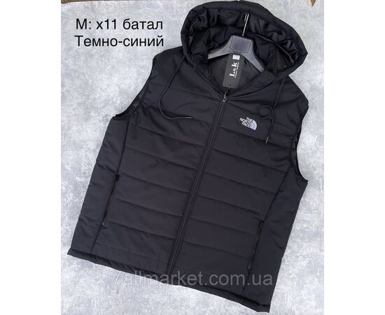 Жилетка мужская демисезонная стёганая, батал размеры 58-66 (2цв) "L&K" купить недорого от прямого поставщика, изображение 2 Фотография Жилетка мужская демисезонная стёганая, батал размеры 58-66 (2цв) "L&K" купить недорого от прямого поставщика, изображение 2