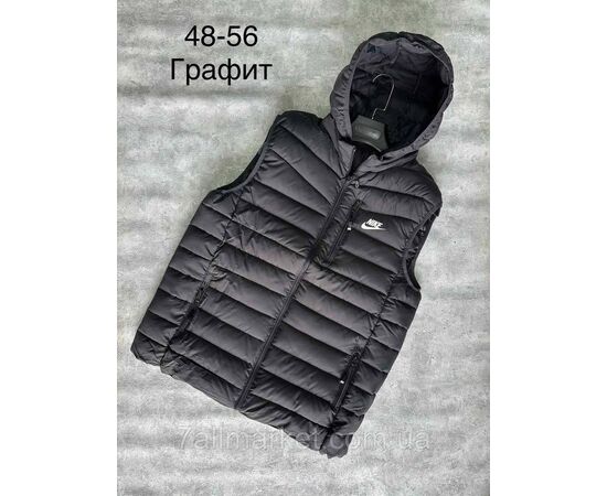 Жилетка чоловіча демісезонна, молодіжна розміри 48-56 (3кв) "SPORT" недорого від прямого постачальника, зображення 3