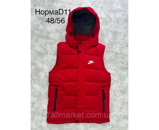 Жилетка чоловіча демісезонна, молодіжна розміри 48-56 (6 кв) "SPORT" недорого від прямого постачальника, зображення 3