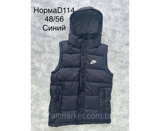 Жилетка чоловіча демісезонна, молодіжна розміри 48-56 (6 кв) "SPORT" недорого від прямого постачальника, зображення 5