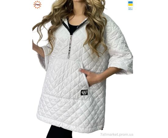 Жилетка жіноча Весна/осінь Жилетка анорак жіноча white (1 шт. р.сітка48-54) "Jumay" недорого оптом від прямого постачальника Жилетка жіноча Весна/осінь Жилетка анорак жіноча white (1 шт. р.сітка48-54) "Jumay" недорого оптом від прямого постачальника