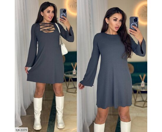 Фотография Женское хлопковое платье р.50-52;54-56 (5цв) "VLADA" купить недорого от прямого поставщика, изображение 3