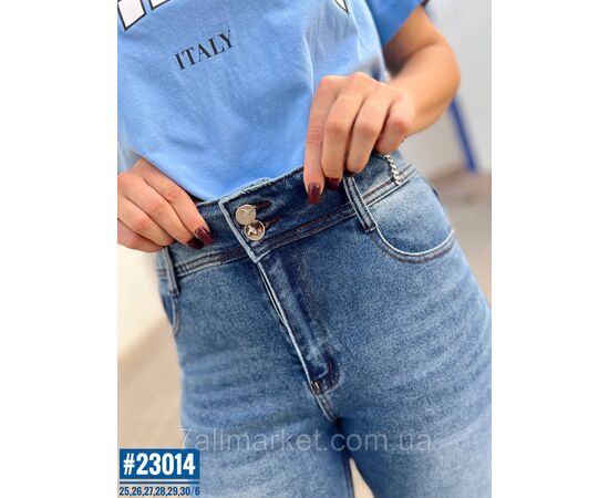 Фотография Джинсы женские с завышенной талией размерный ряд 25,26,27,28,29,30 "PARTNERS" недорого от прямого поставщика, изображение 3