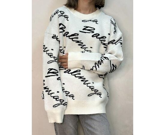 Свитер женский 6001 white-black р.44-48 "Kosta" недорого оптом от прямого поставщика Фотография Свитер женский 6001 white-black р.44-48 "Kosta" недорого оптом от прямого поставщика