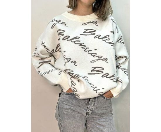 Свитер женский 6001 white-grey р.44-48 "Kosta" недорого оптом от прямого поставщика Фотография Свитер женский 6001 white-grey р.44-48 "Kosta" недорого оптом от прямого поставщика