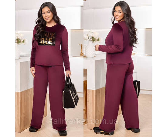 Костюм жіночий спортивний велюровий (46-60) "LADA" недорогий від прямого постачальника, зображення 2