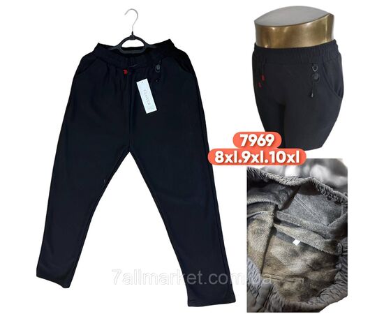 Брюки женские молодёжные супер-батал на меху р-ры 8XL-10XL"STELLA" купить недорого от прямого поставщика Фотография Брюки женские молодёжные супер-батал на меху р-ры 8XL-10XL"STELLA" купить недорого от прямого поставщика