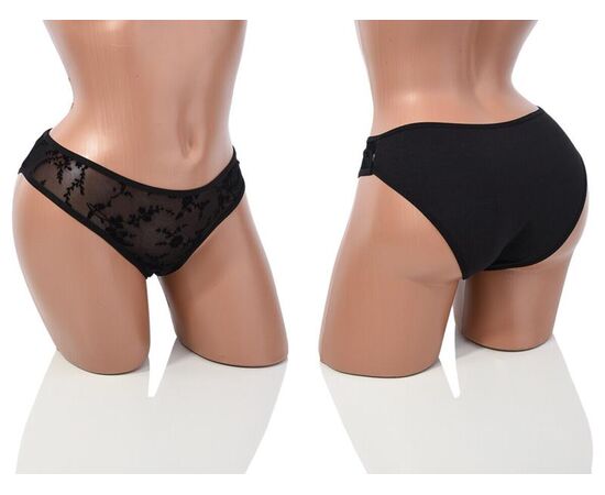 Фотография Трусы женские 001-01-3 black  08990 р.M "Obuv OK2" недорого оптом от прямого поставщика, изображение 3