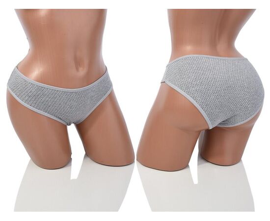 Фотография Трусы женские 002-06-2 grey (L/XL) 08990 р.L-XL "Obuv OK2" недорого оптом от прямого поставщика, изображение 3
