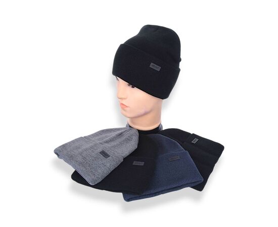 Шапка чоловіча KM007-2 подвійна mix р.56-60 "Angelica" недорого оптом від прямого постачальника Шапка чоловіча KM007-2 подвійна mix р.56-60 "Angelica" недорого оптом від прямого постачальника