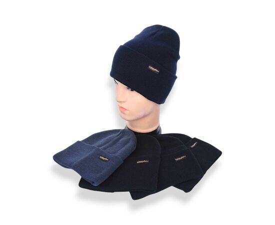 Шапка чоловіча KM007-4 подвійна mix р.56-60 "Angelica" недорого оптом від прямого постачальника Шапка чоловіча KM007-4 подвійна mix р.56-60 "Angelica" недорого оптом від прямого постачальника