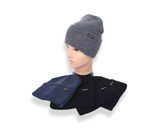 Шапка чоловіча KM007-5 подвійна mix р.56-60 "Angelica" недорого оптом від прямого постачальника Шапка чоловіча KM007-5 подвійна mix р.56-60 "Angelica" недорого оптом від прямого постачальника