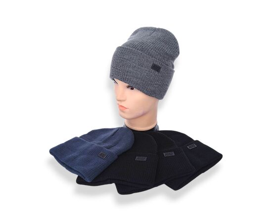 Шапка чоловіча FM007-2 подвійна mix р.56-60 "Angelica" недорого оптом від прямого постачальника Шапка чоловіча FM007-2 подвійна mix р.56-60 "Angelica" недорого оптом від прямого постачальника