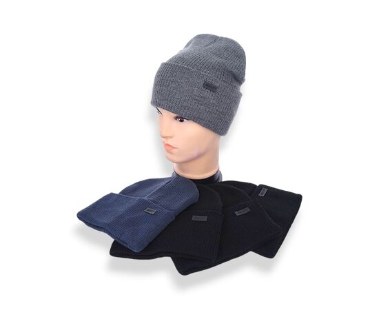 Шапка чоловіча FM014-1 подвійна mix р.56-60 "Angelica" недорого оптом від прямого постачальника Шапка чоловіча FM014-1 подвійна mix р.56-60 "Angelica" недорого оптом від прямого постачальника