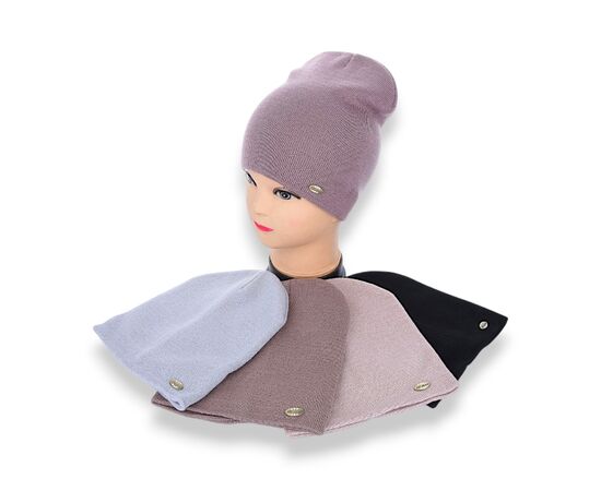 Шапка жіноча SP002-3 подвійна mix р.54-58 "Angelica" недорого оптом від прямого постачальника Шапка жіноча SP002-3 подвійна mix р.54-58 "Angelica" недорого оптом від прямого постачальника