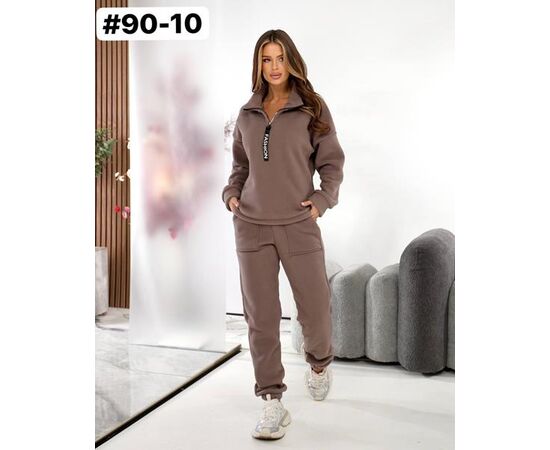 Костюм спортивный женский 90-10 beige р.46-52 "ZLATA" недорого оптом от прямого поставщика Фотография Костюм спортивный женский 90-10 beige р.46-52 "ZLATA" недорого оптом от прямого поставщика