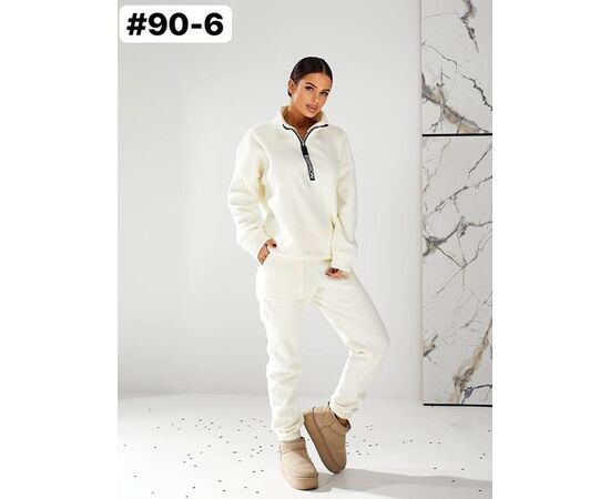 Костюм спортивный женский 90-6 white р.46-52 "ZLATA" недорого оптом от прямого поставщика Фотография Костюм спортивный женский 90-6 white р.46-52 "ZLATA" недорого оптом от прямого поставщика