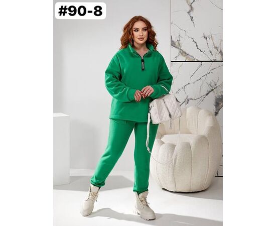 Костюм спортивный женский 90-8 green р.46-52 "ZLATA" недорого оптом от прямого поставщика Фотография Костюм спортивный женский 90-8 green р.46-52 "ZLATA" недорого оптом от прямого поставщика