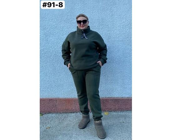 Костюм спортивный женский 91-8 green р.54-60 "ZLATA" недорого оптом от прямого поставщика Фотография Костюм спортивный женский 91-8 green р.54-60 "ZLATA" недорого оптом от прямого поставщика