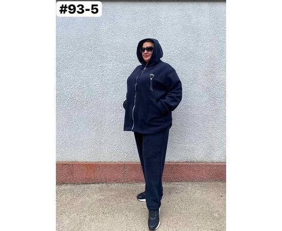 Костюм спортивный женский 93-5 navy р.50-60 "ZLATA" недорого оптом от прямого поставщика Фотография Костюм спортивный женский 93-5 navy р.50-60 "ZLATA" недорого оптом от прямого поставщика